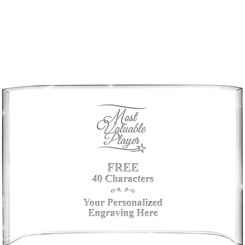 7 3/4"X 5" CURVA ACRYLIC