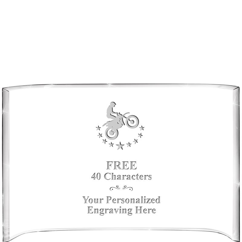 7 3/4"X 5" CURVA ACRYLIC