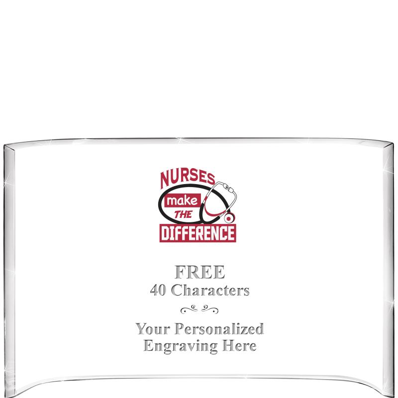 7 3/4"X 5" CURVA ACRYLIC