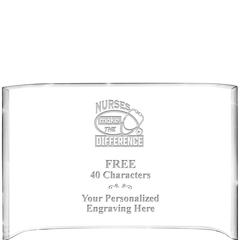 7 3/4"X 5" CURVA ACRYLIC