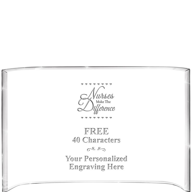 7 3/4"X 5" CURVA ACRYLIC