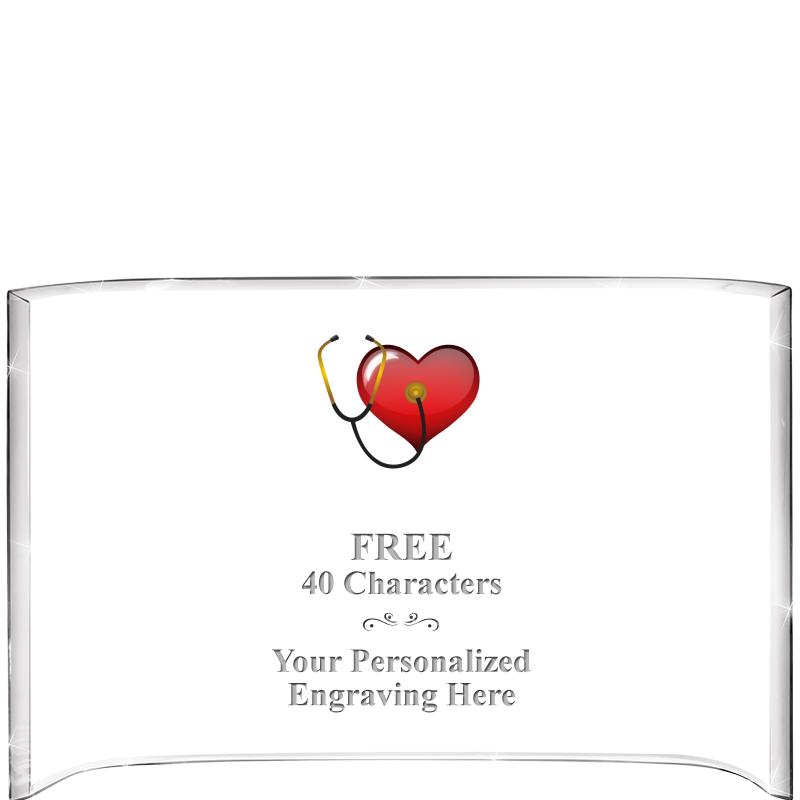 7 3/4"X 5" CURVA ACRYLIC