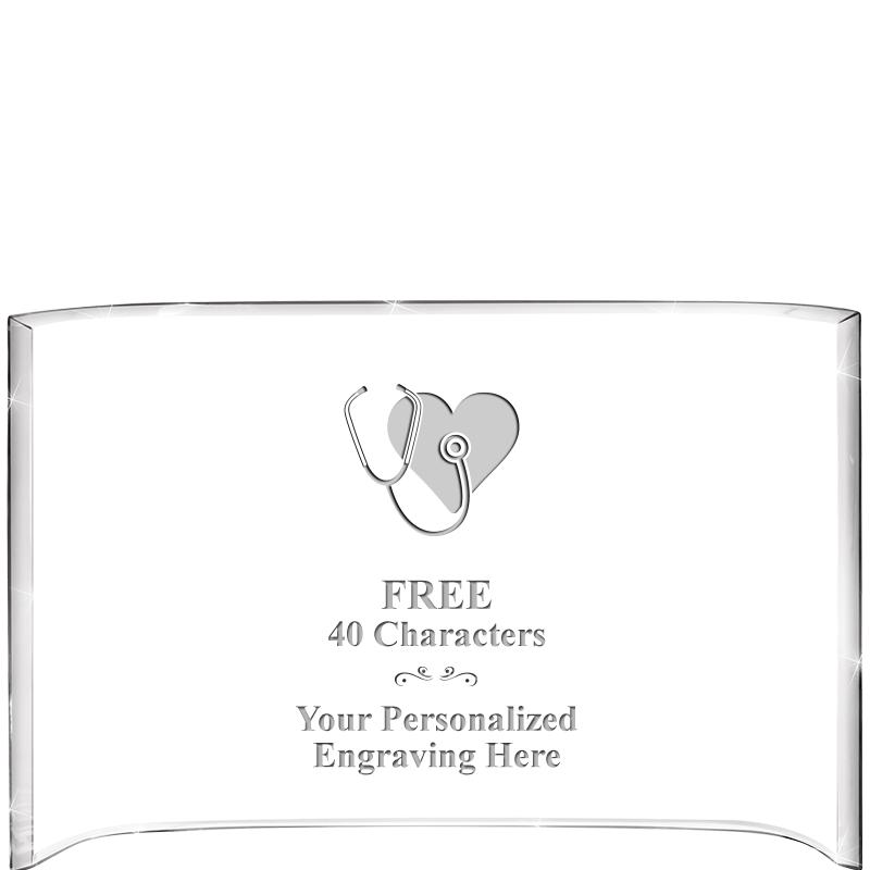 7 3/4"X 5" CURVA ACRYLIC