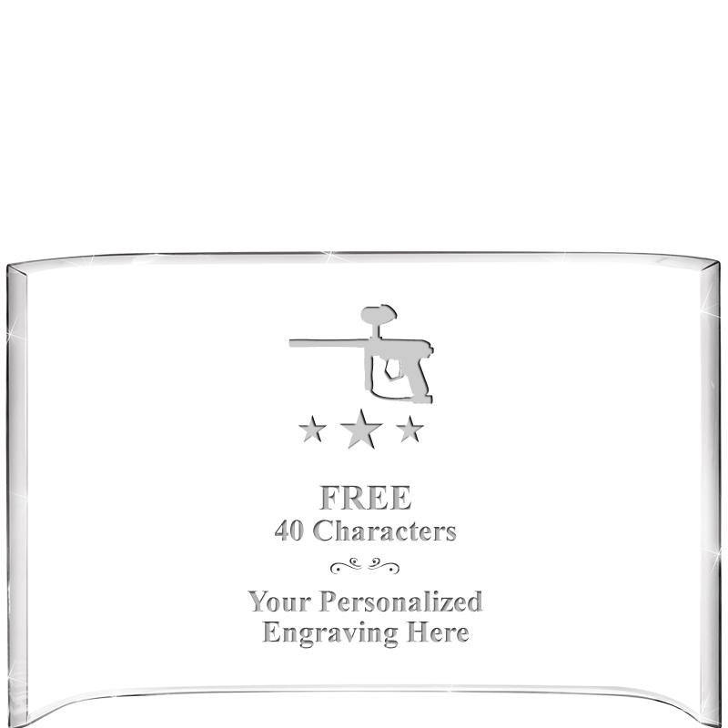 7 3/4"X 5" CURVA ACRYLIC