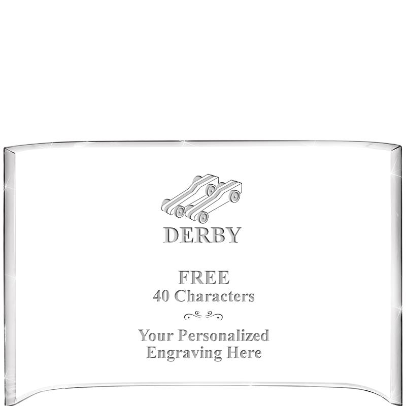 7 3/4"X 5" CURVA ACRYLIC