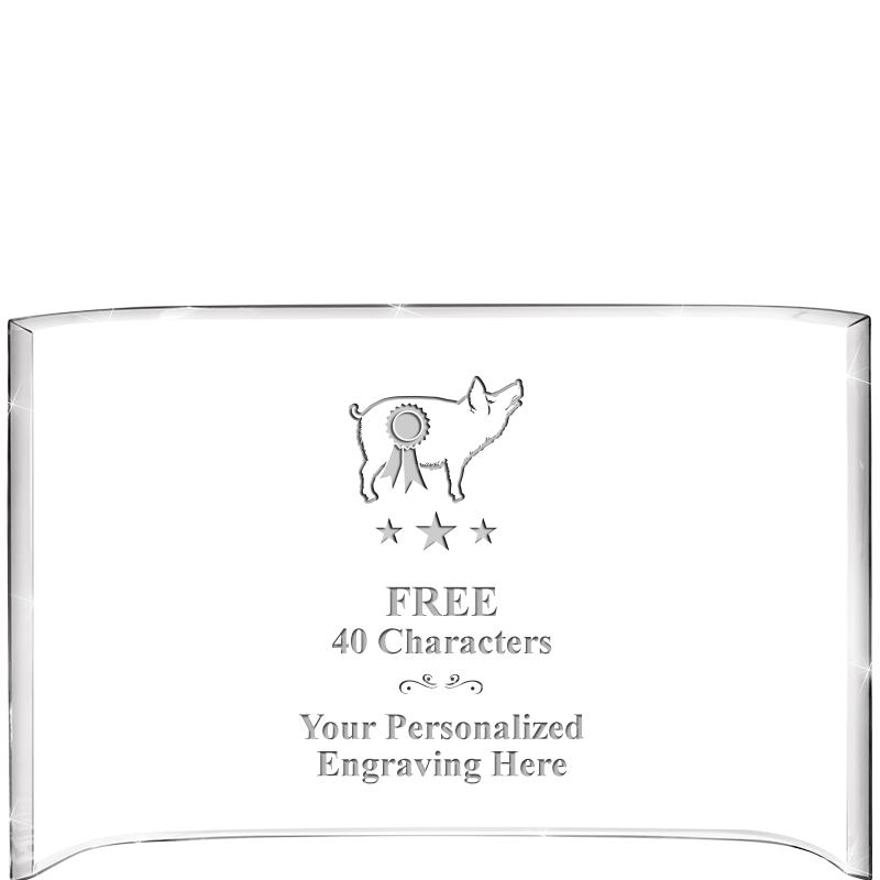 7 3/4"X 5" CURVA ACRYLIC