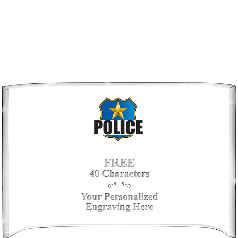 7 3/4"X 5" CURVA ACRYLIC