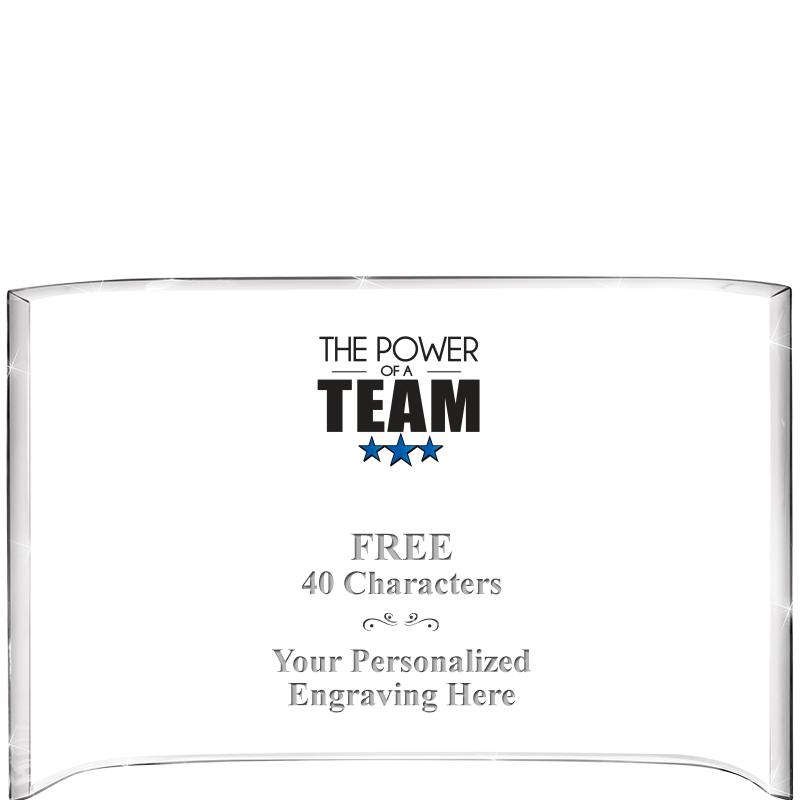 7 3/4"X 5" CURVA ACRYLIC