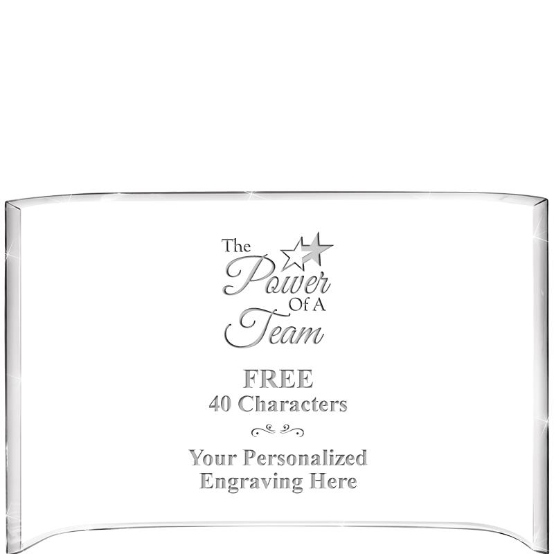 7 3/4"X 5" CURVA ACRYLIC