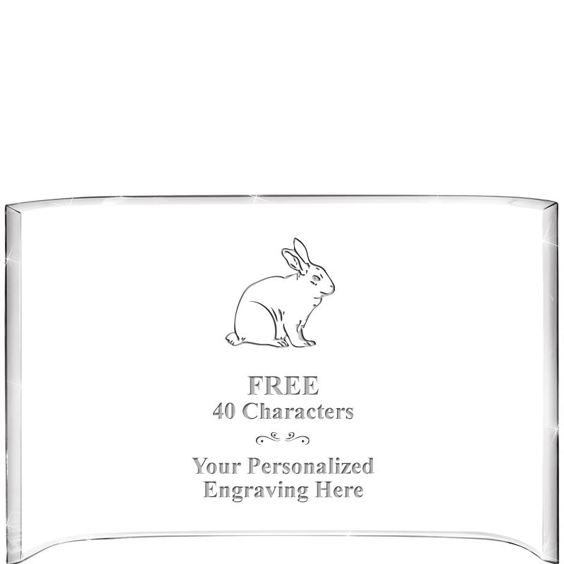 7 3/4"X 5" CURVA ACRYLIC