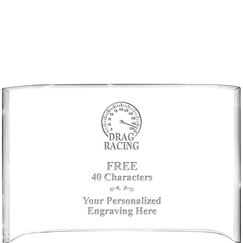 7 3/4"X 5" CURVA ACRYLIC