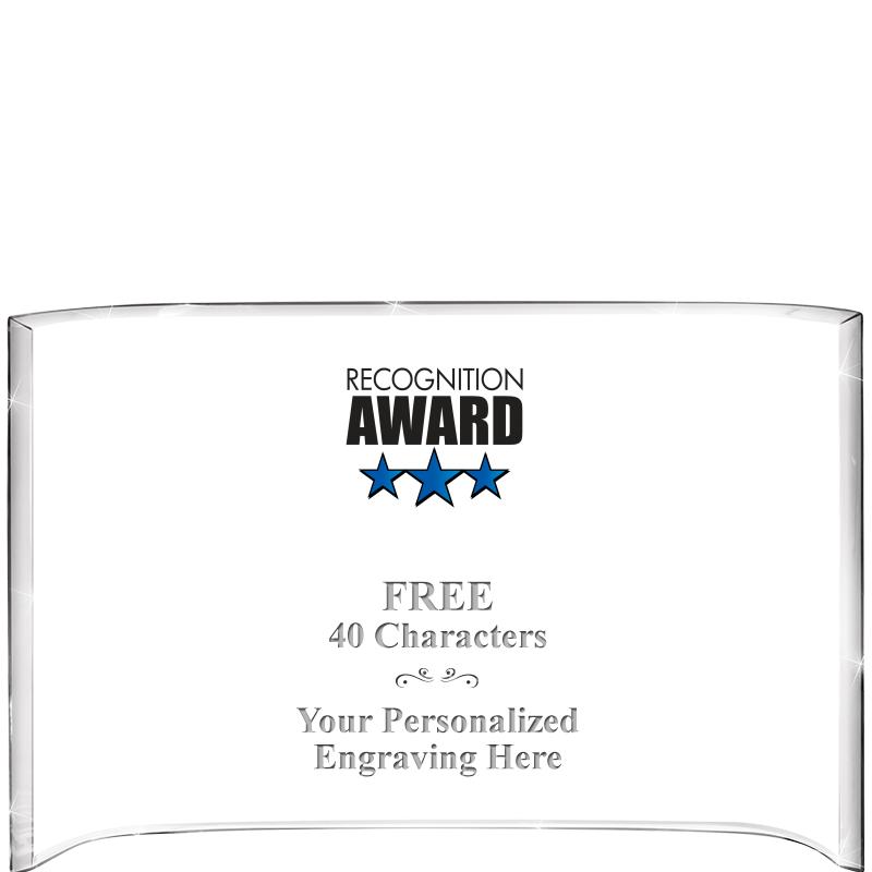 7 3/4"X 5" CURVA ACRYLIC