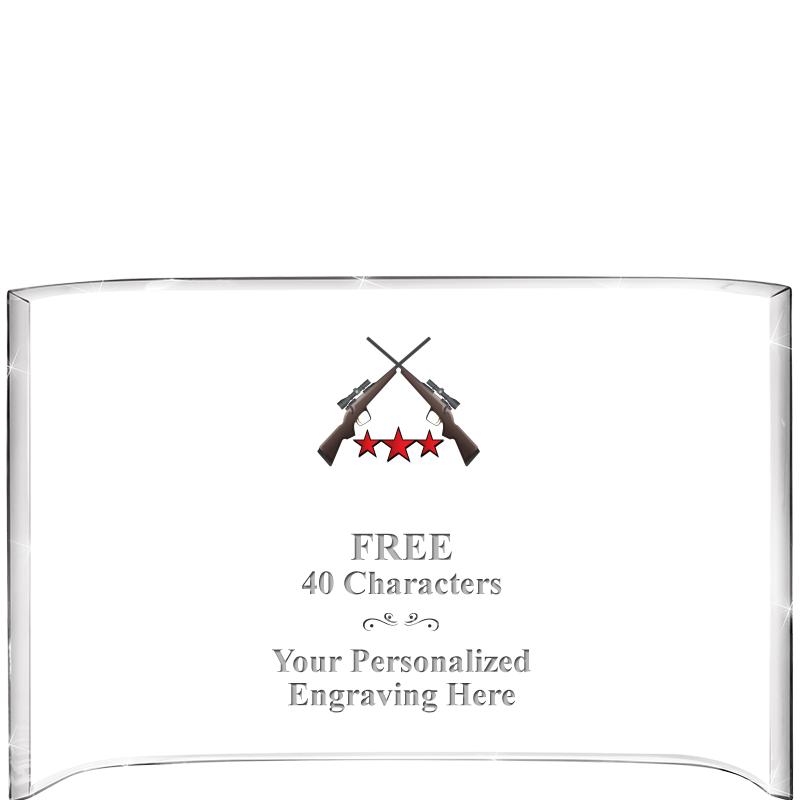 7 3/4"X 5" CURVA ACRYLIC