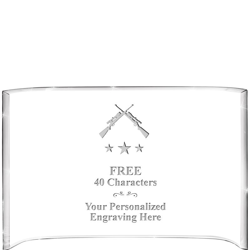 7 3/4"X 5" CURVA ACRYLIC