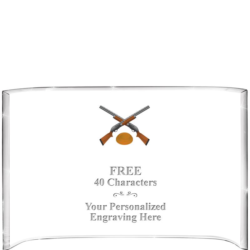 7 3/4"X 5" CURVA ACRYLIC