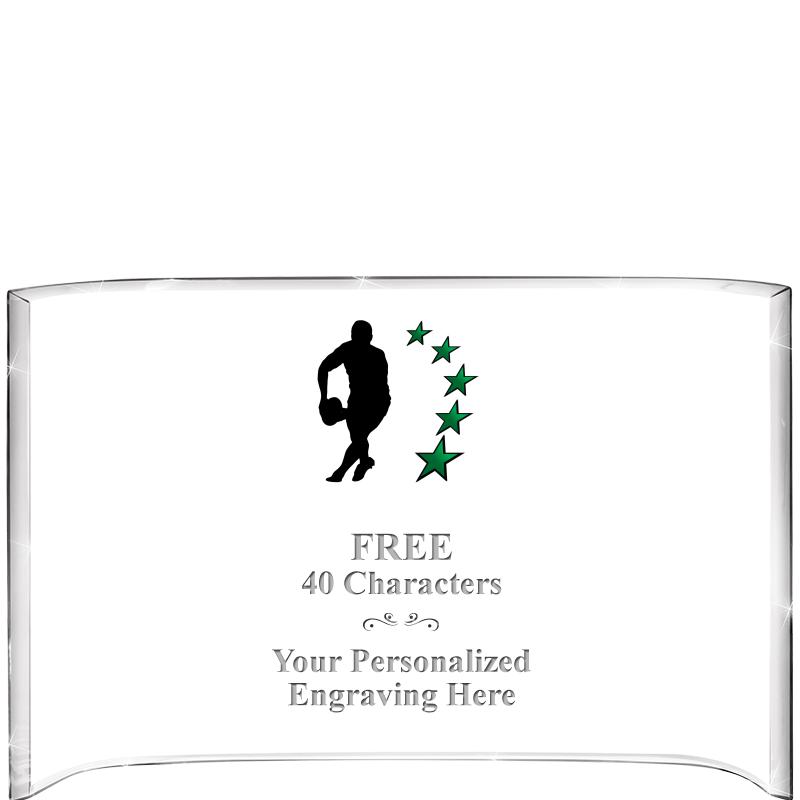 7 3/4"X 5" CURVA ACRYLIC