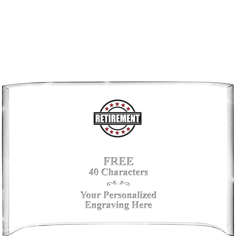 7 3/4"X 5" CURVA ACRYLIC