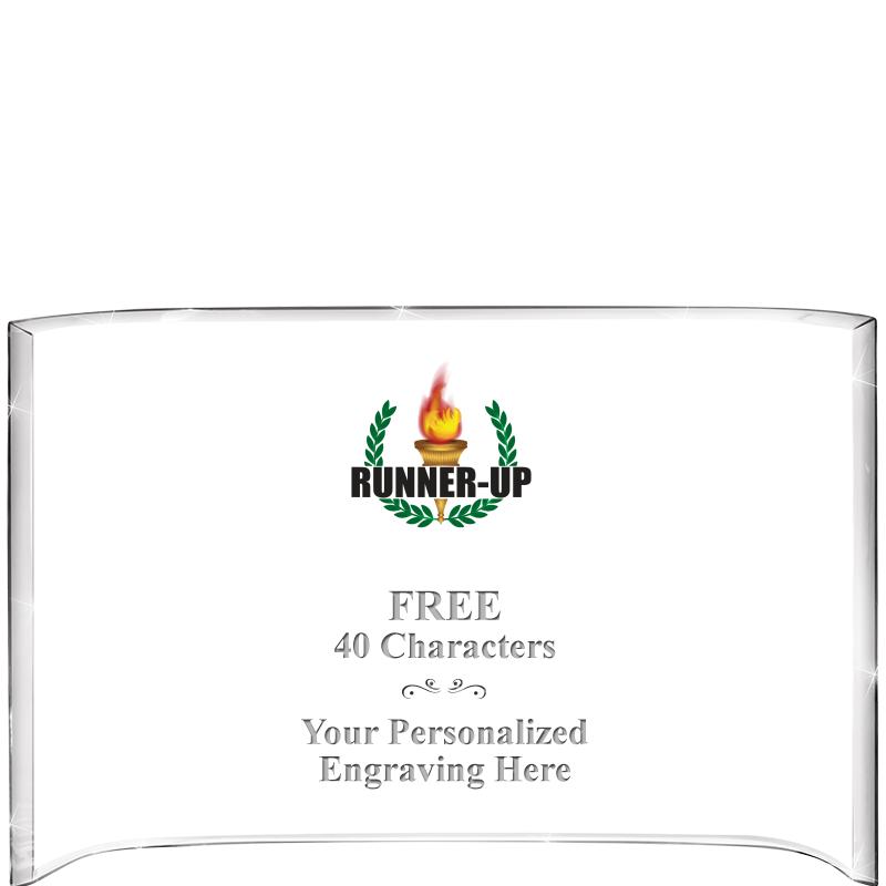 7 3/4"X 5" CURVA ACRYLIC