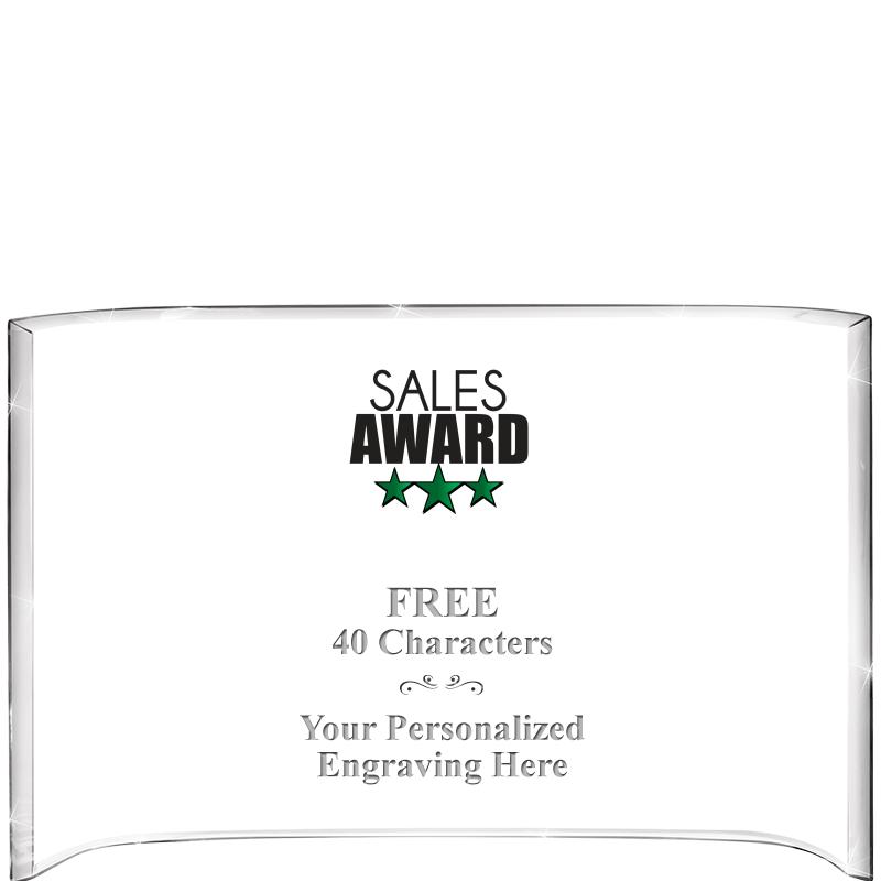 7 3/4"X 5" CURVA ACRYLIC