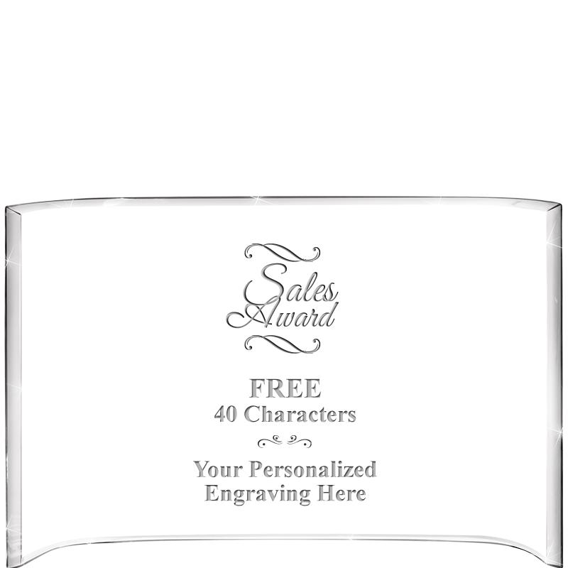 7 3/4"X 5" CURVA ACRYLIC