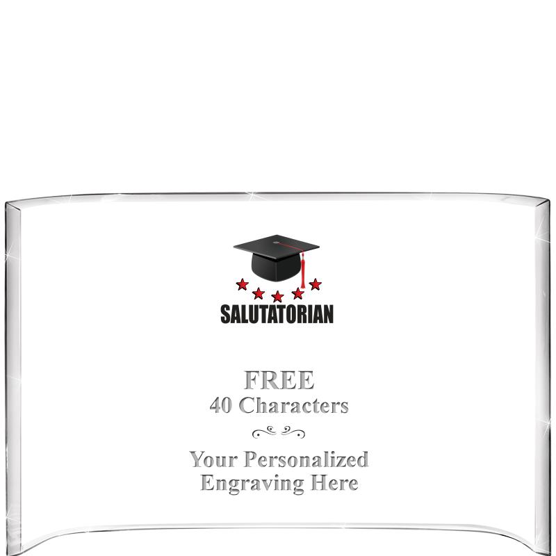 7 3/4"X 5" CURVA ACRYLIC