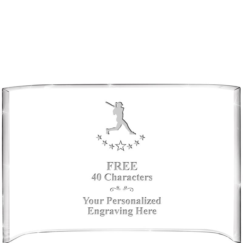 7 3/4"X 5" CURVA ACRYLIC