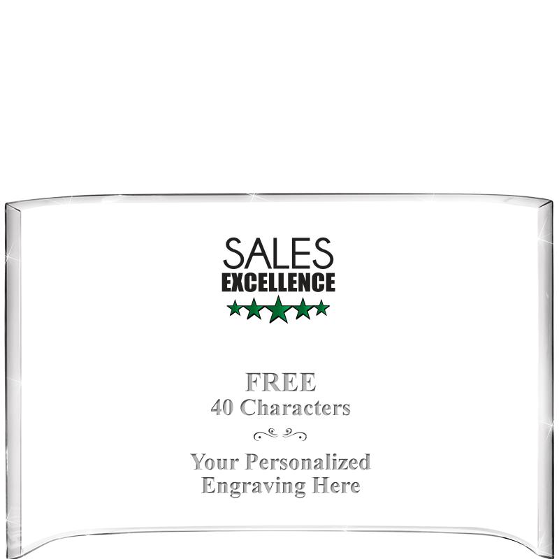 7 3/4"X 5" CURVA ACRYLIC