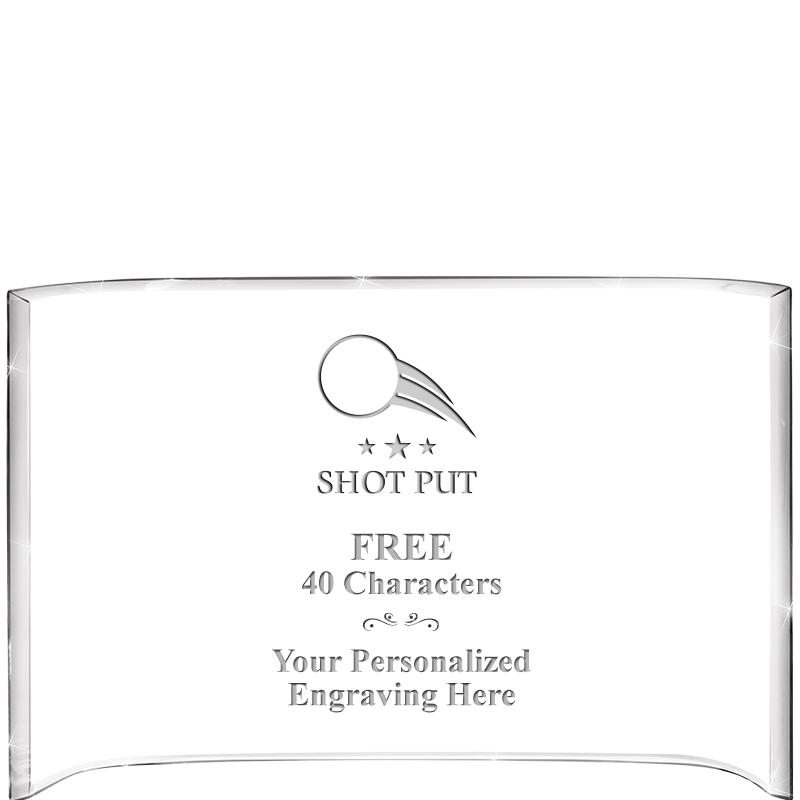 7 3/4"X 5" CURVA ACRYLIC