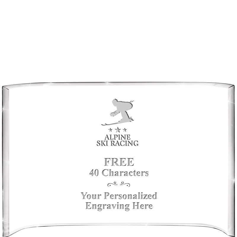 7 3/4"X 5" CURVA ACRYLIC