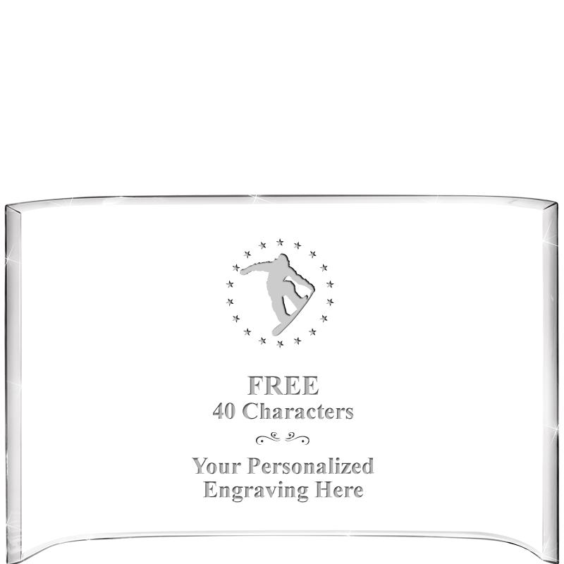 7 3/4"X 5" CURVA ACRYLIC