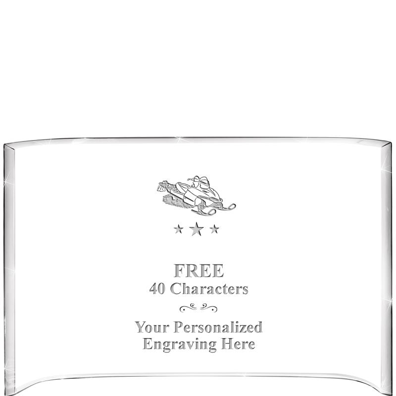 7 3/4"X 5" CURVA ACRYLIC