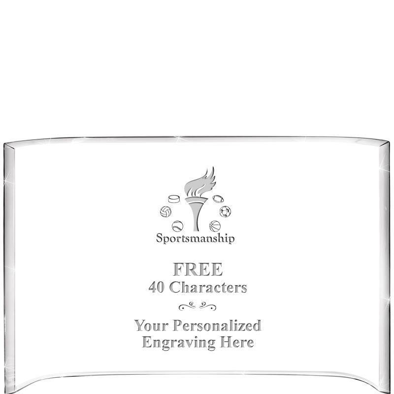 7 3/4"X 5" CURVA ACRYLIC