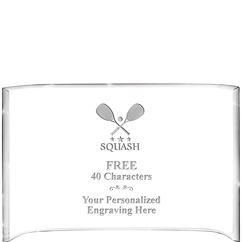 7 3/4"X 5" CURVA ACRYLIC