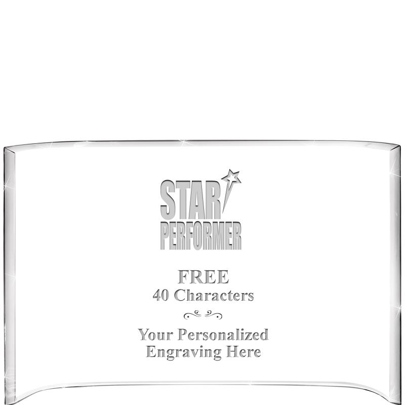 7 3/4"X 5" CURVA ACRYLIC