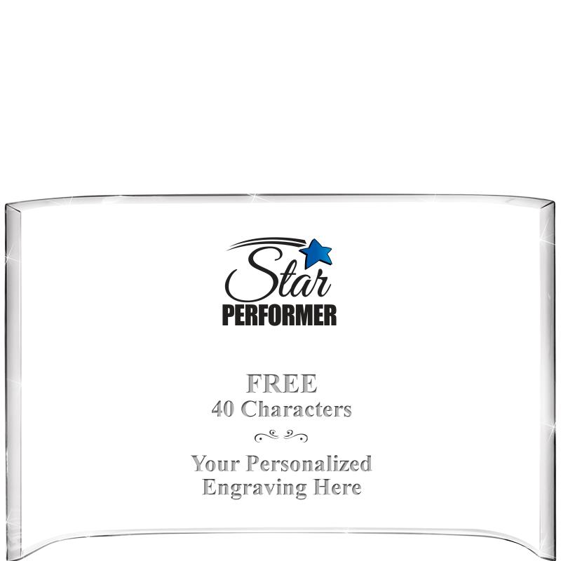 7 3/4"X 5" CURVA ACRYLIC