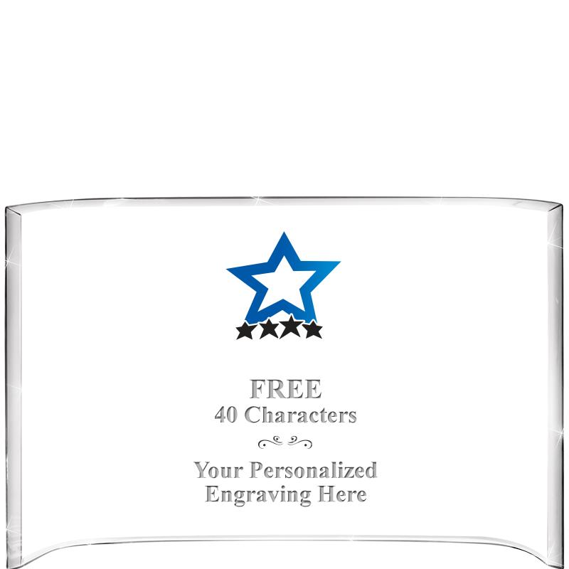 7 3/4"X 5" CURVA ACRYLIC