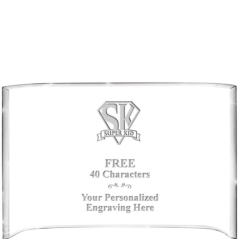 7 3/4"X 5" CURVA ACRYLIC