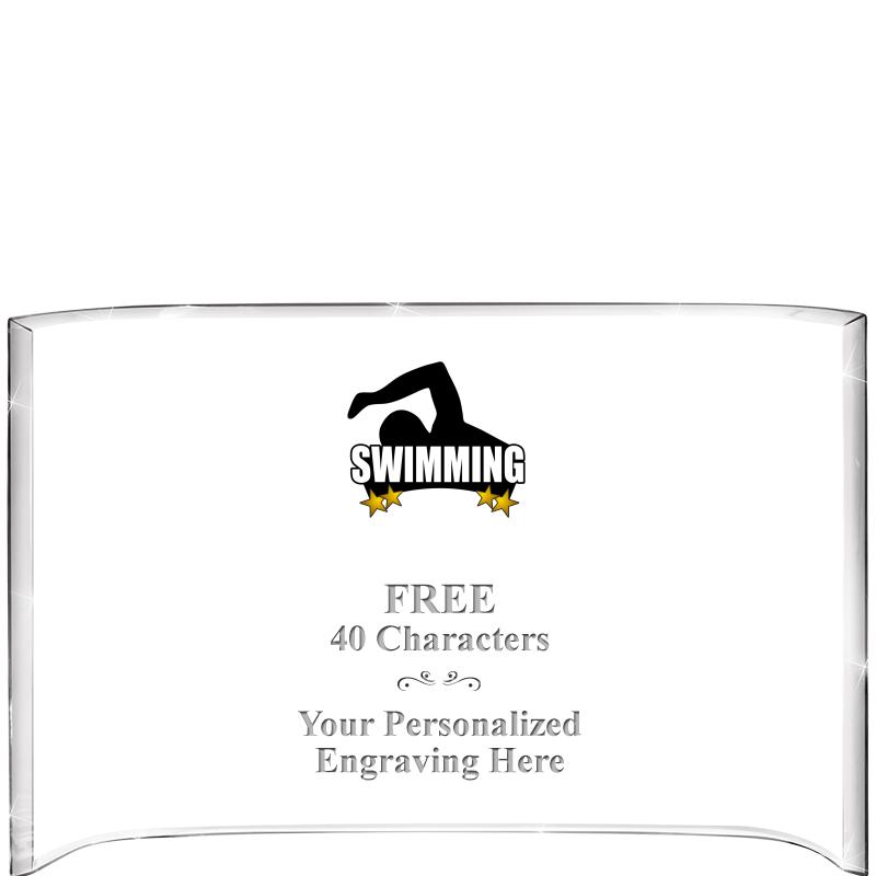 7 3/4"X 5" CURVA ACRYLIC