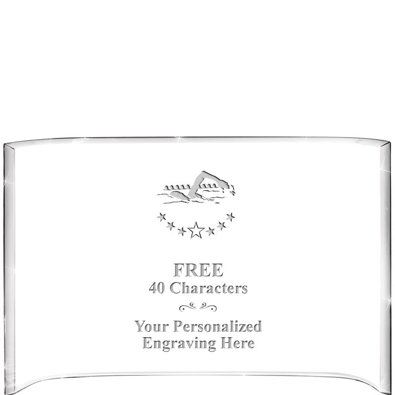 7 3/4"X 5" CURVA ACRYLIC