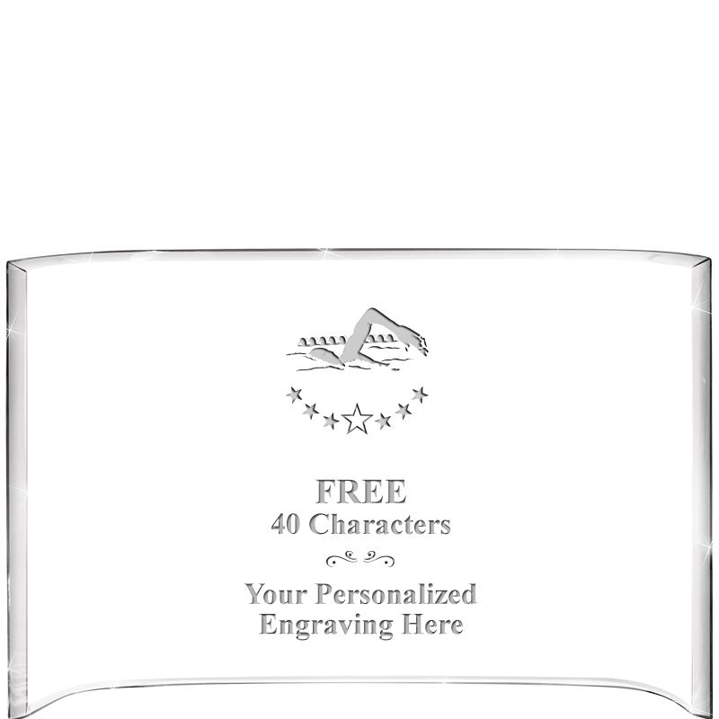 7 3/4"X 5" CURVA ACRYLIC