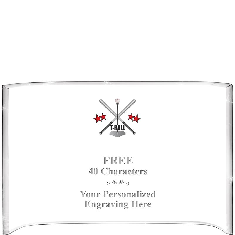 7 3/4"X 5" CURVA ACRYLIC