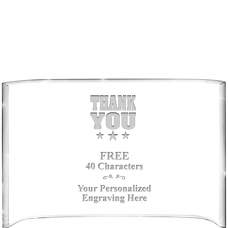 7 3/4"X 5" CURVA ACRYLIC