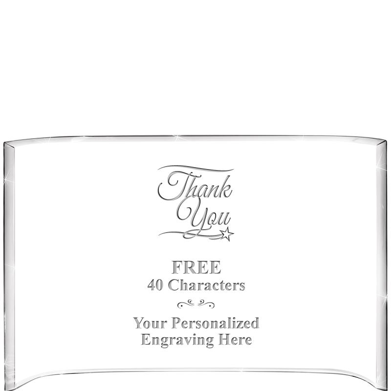 7 3/4"X 5" CURVA ACRYLIC