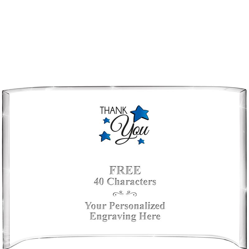 7 3/4"X 5" CURVA ACRYLIC