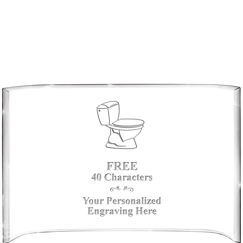 7 3/4"X 5" CURVA ACRYLIC