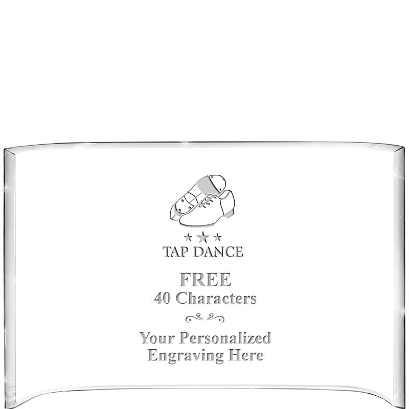 7 3/4"X 5" CURVA ACRYLIC