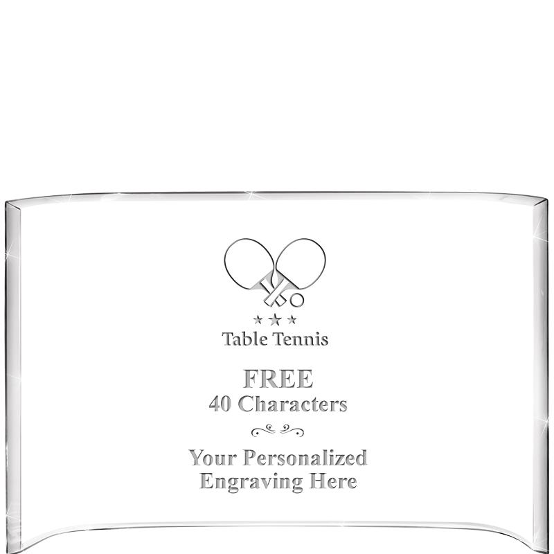 7 3/4"X 5" CURVA ACRYLIC