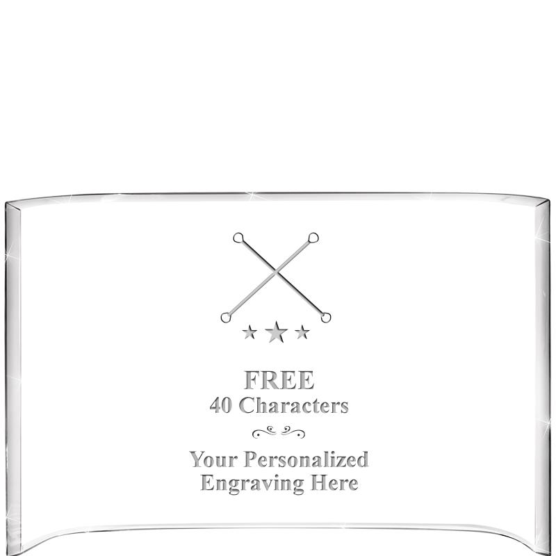 7 3/4"X 5" CURVA ACRYLIC