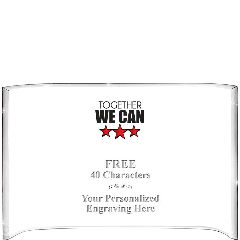 7 3/4"X 5" CURVA ACRYLIC