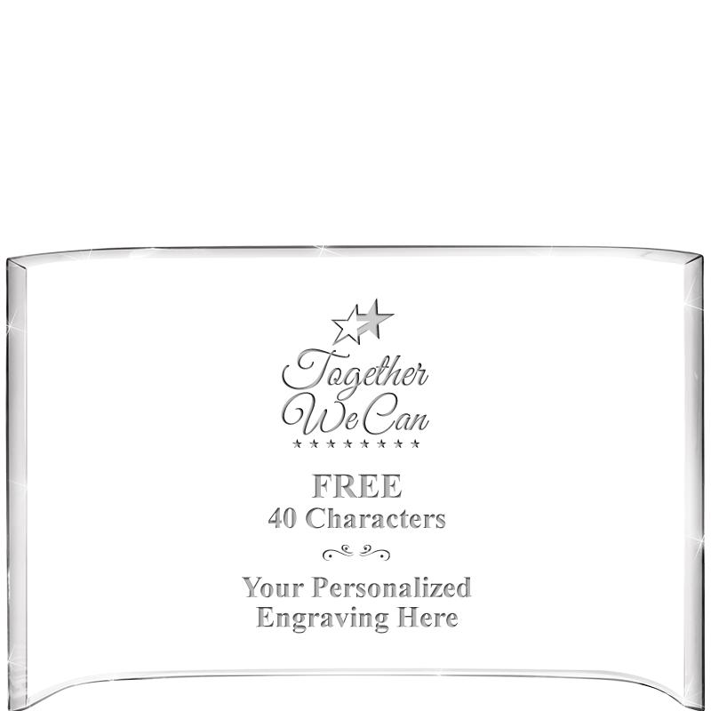 7 3/4"X 5" CURVA ACRYLIC